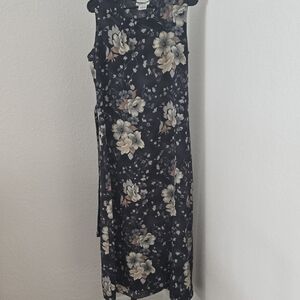 Floral Black Maxi Dress